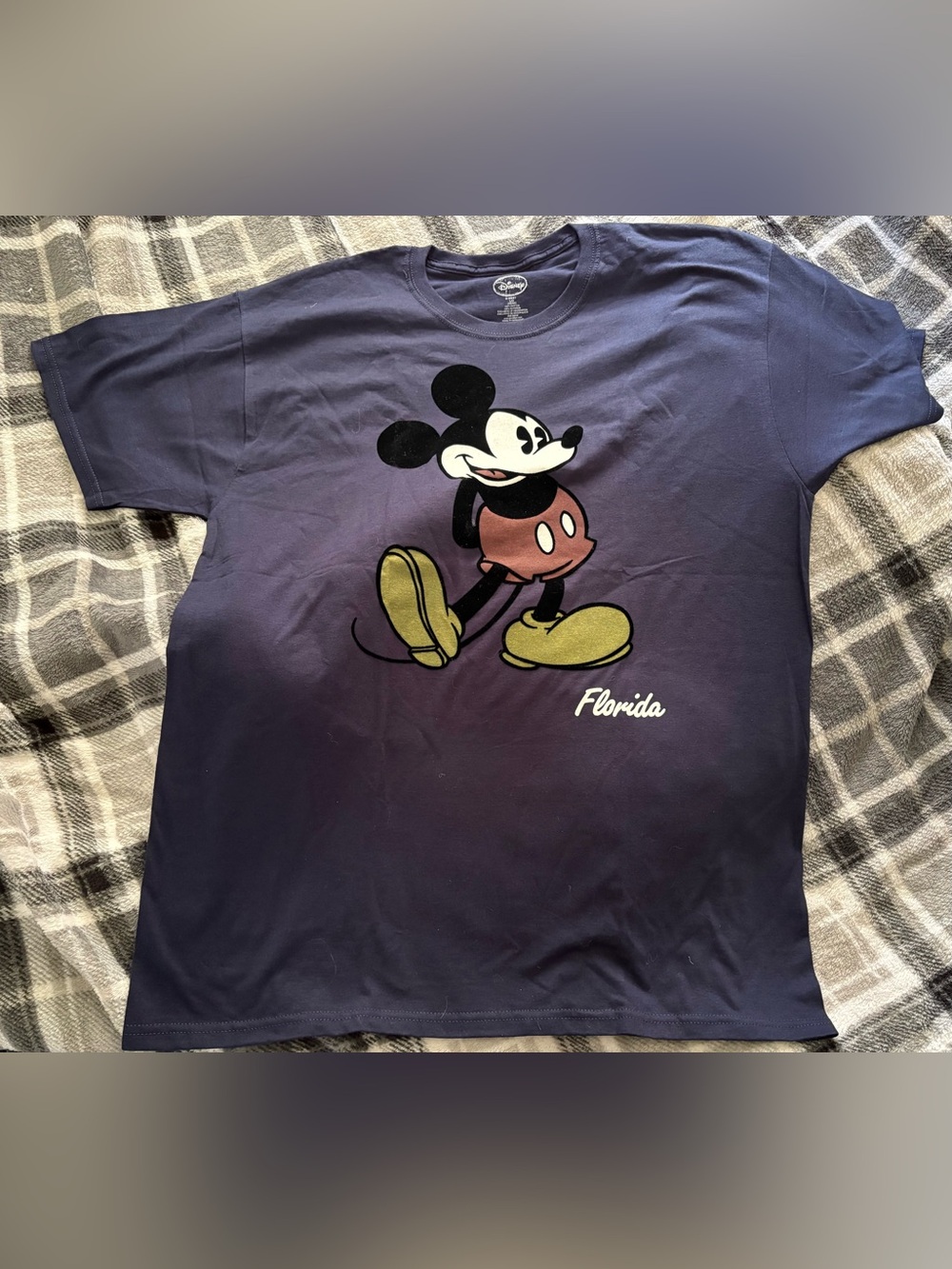 Women's Navy Mickey Mouse Graphic T-Shirt - Florida